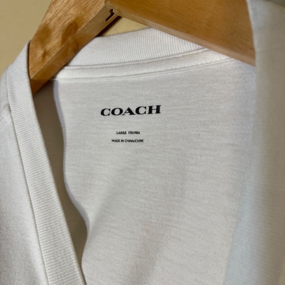 Coach White Sleeveless Top with Floral Design all cotton - Picture 7 of 9